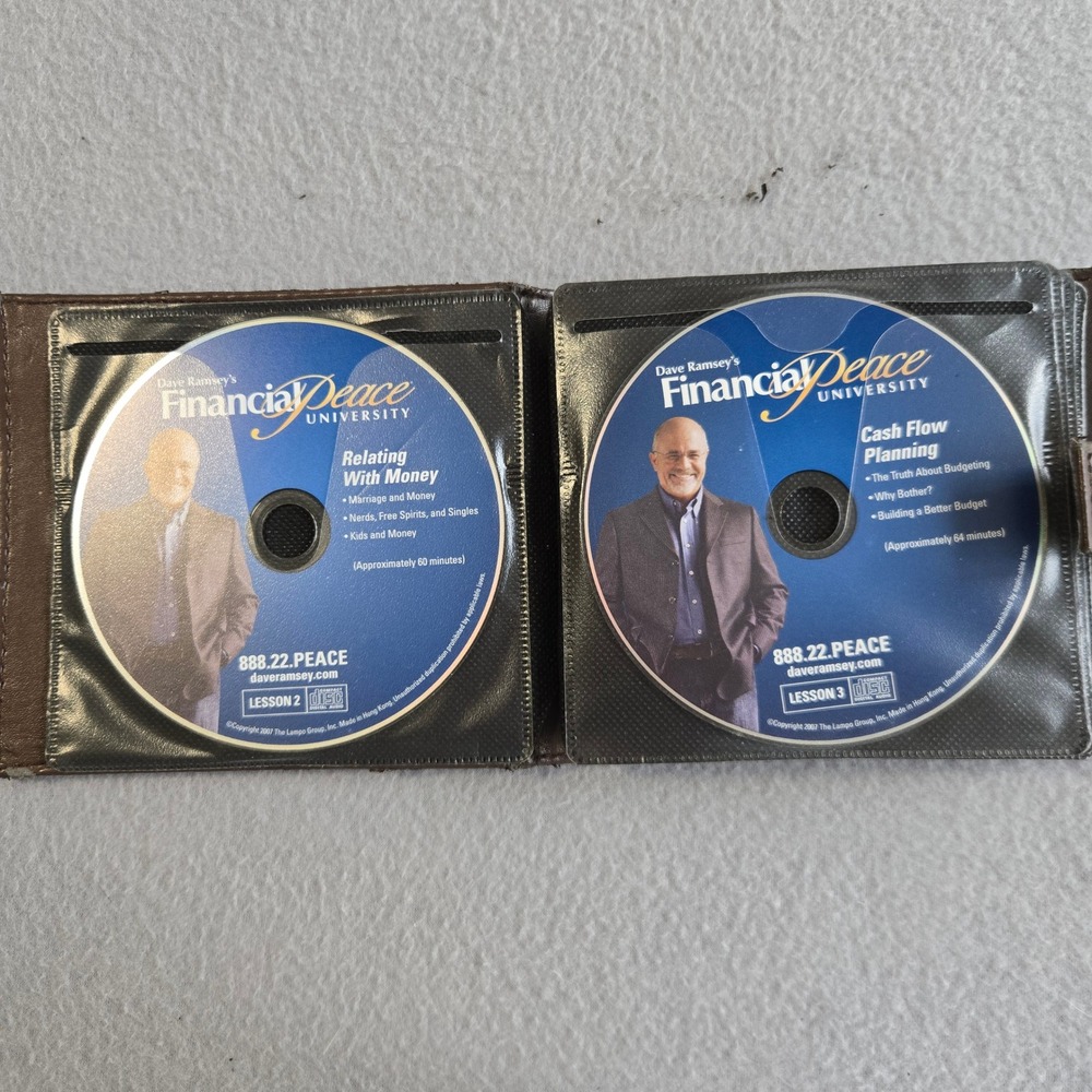 Dave Ramsey Financial Peace University CD Set Unisex OS Brown Audio Lessons